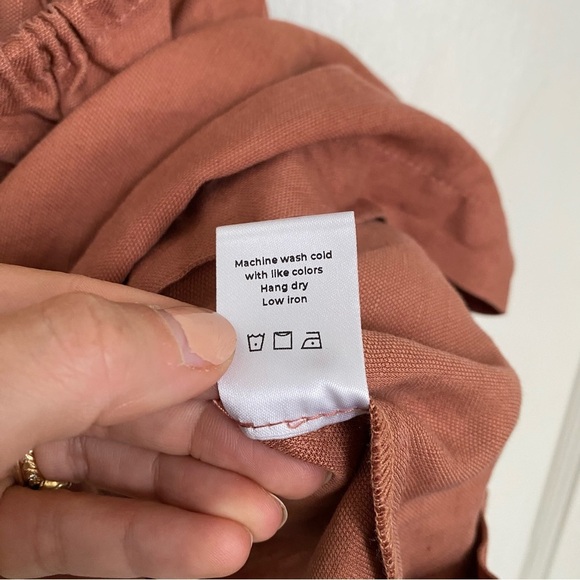 VETTA The Convertible Wrap Mini Dress Clay size Medium - Picture 8 of 9